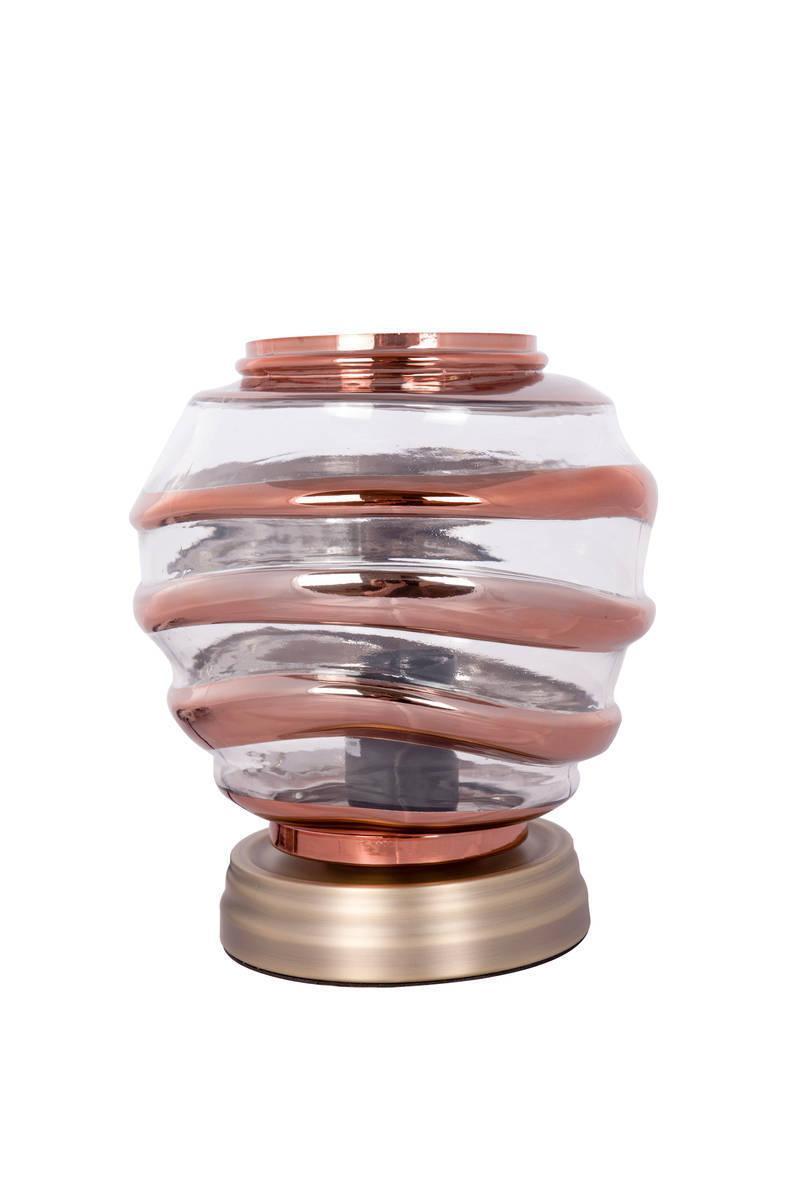 Kayoom Tischlampe Aladin III 720 Champagner / Kupfer