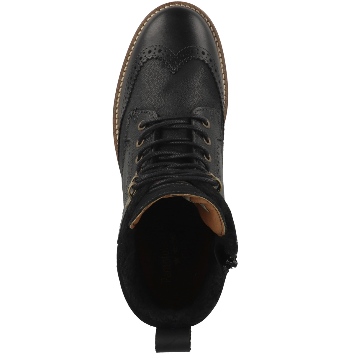 Pantofola d'Oro Tocchetto Fur Uomo High Schnürboots schwarz