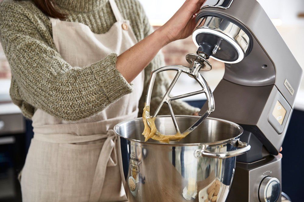 KENWOOD Küchenmaschine Titanium Chef Patissier XL KWL90.594SI, 1400 W, 7 l Schüssel, Wärmefunktion, zusätzliche 5 l Schüssel, inkl. umfangreiches Zubehör