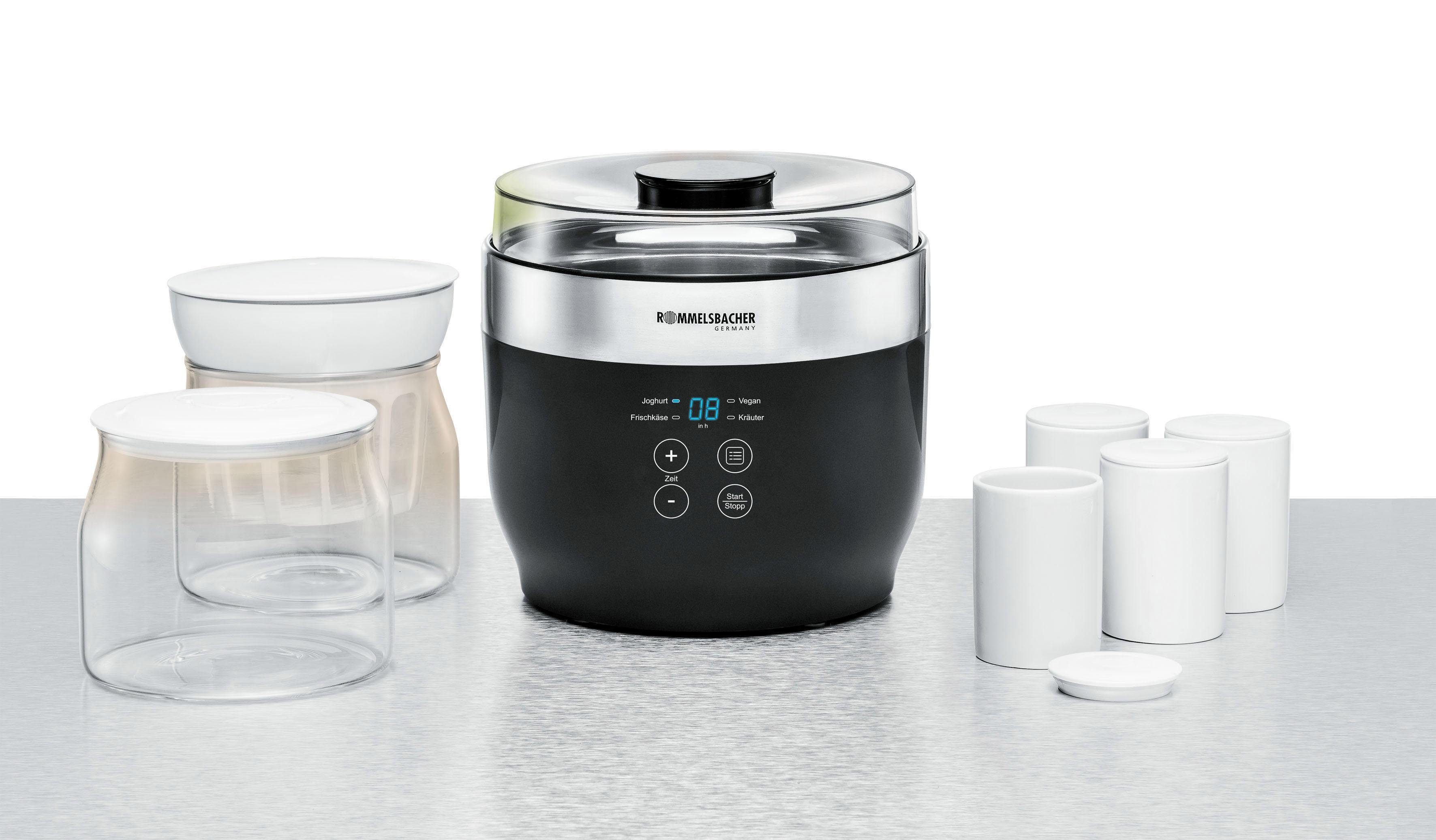Rommelsbacher Joghurtbereiter JG 80, 2 Portionsbehälter, je 1,2 ml
