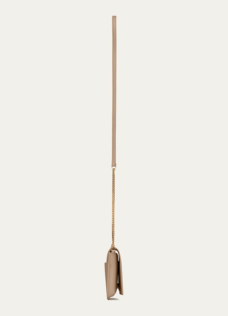Saint Laurent Cassandre vasikanahkainen crossbody-puhelinkotelo