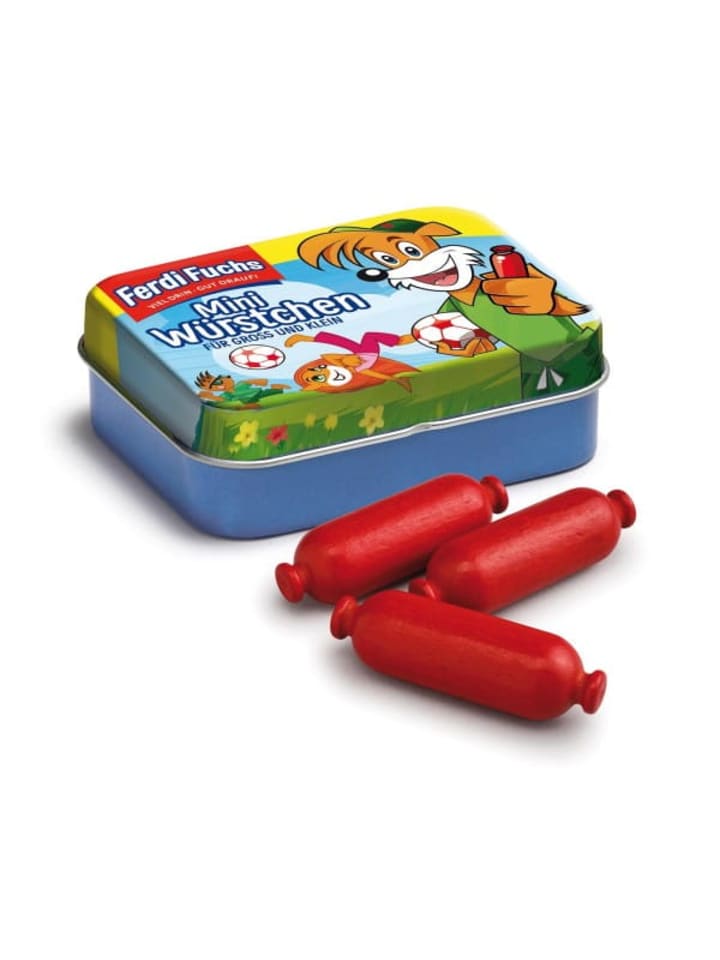 Erzi Ferdi Fuchs Miniwürstchen in der Dose für Kaufladenzubehör in rot günstig kaufen onesize