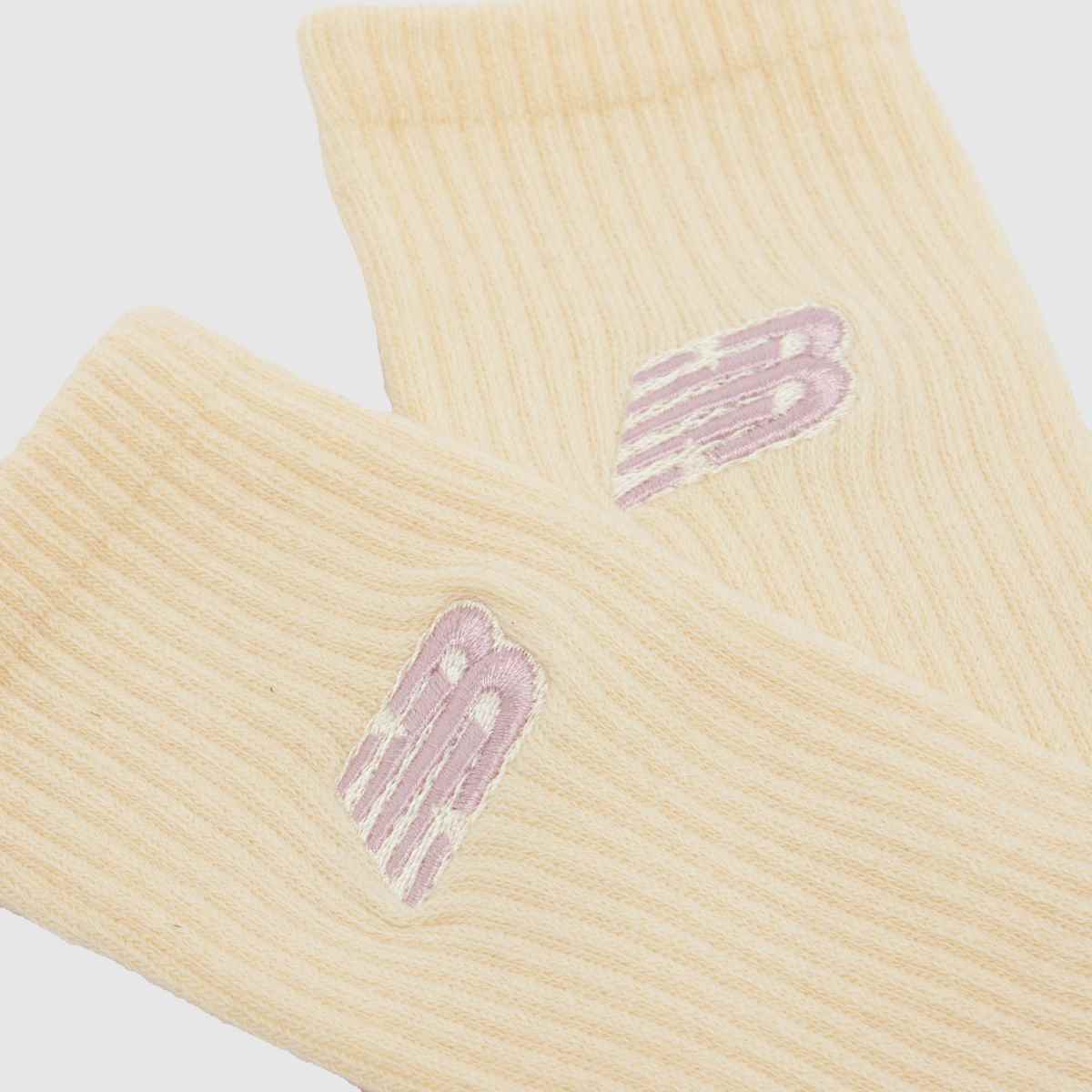 New Balance flerfärgade strumpor med logotyp mitt på vaden, 3-pack