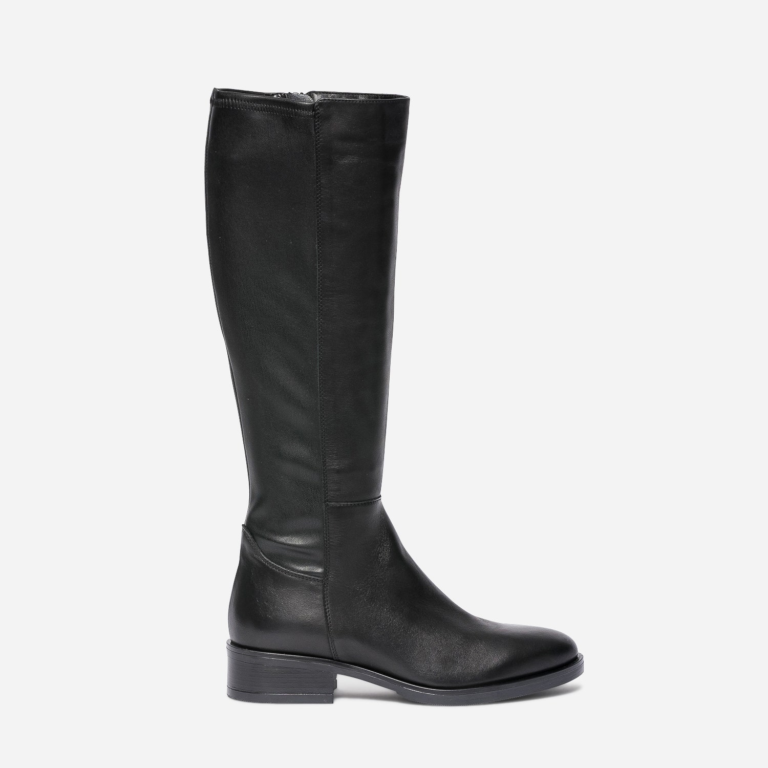 Botte noire en cuir