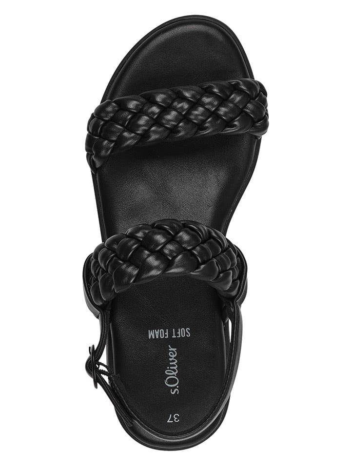 s.Oliver Sandalen in Schwarz günstig kaufen