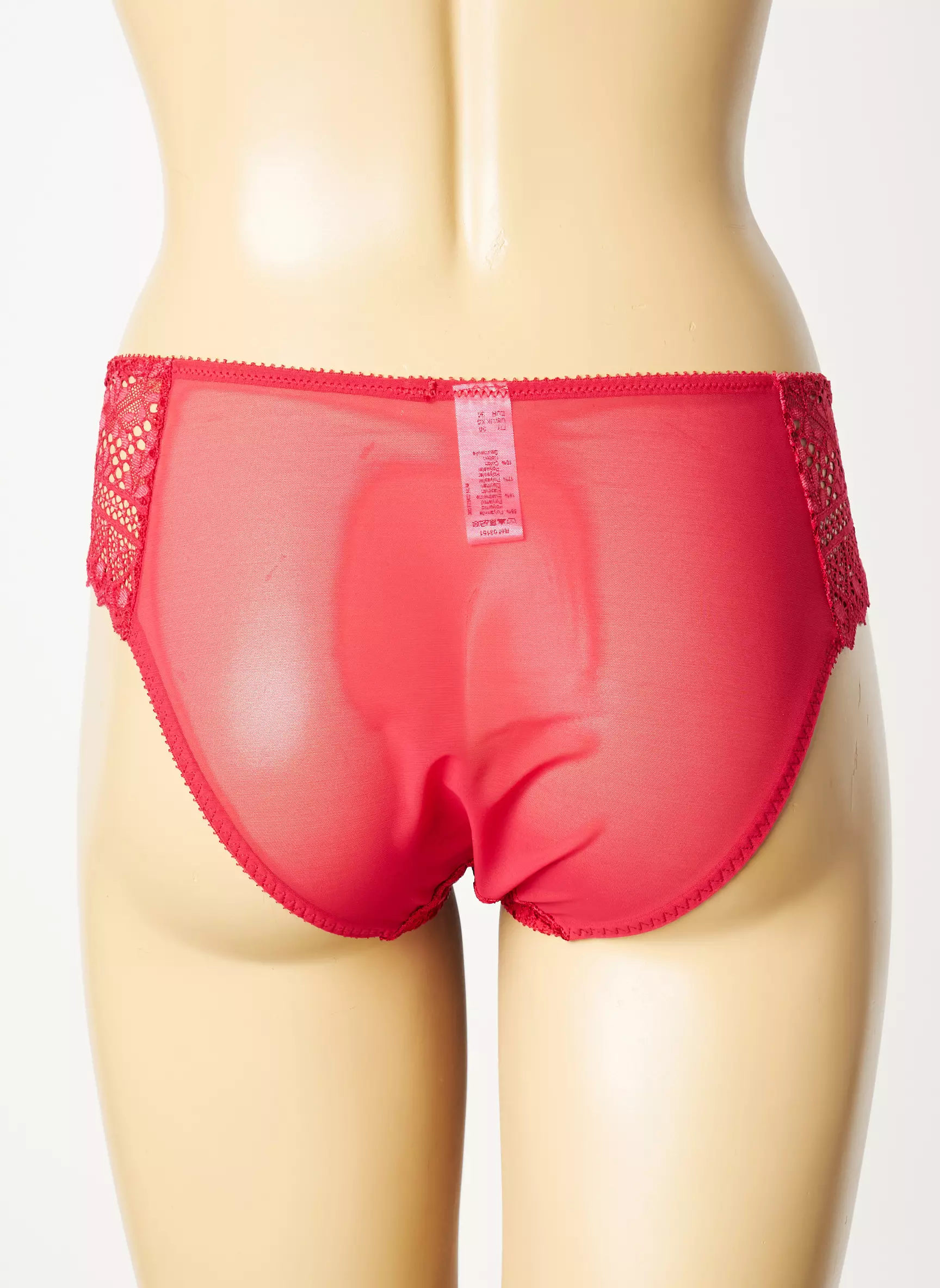 Empreinte Culottes Femme couleur rouge