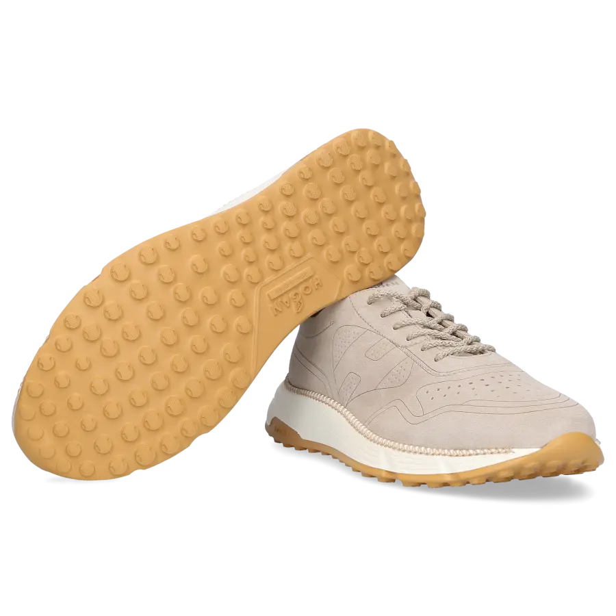 Hogan - Sneaker low H632 Nubukleder - beige