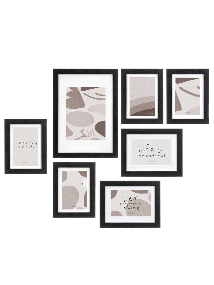 GIFTDECOR Bilderrahmen in schwarz günstig kaufen onesize