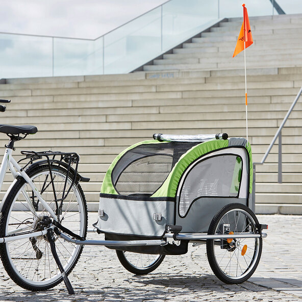 Kinder-Fahrradanhänger Komfort