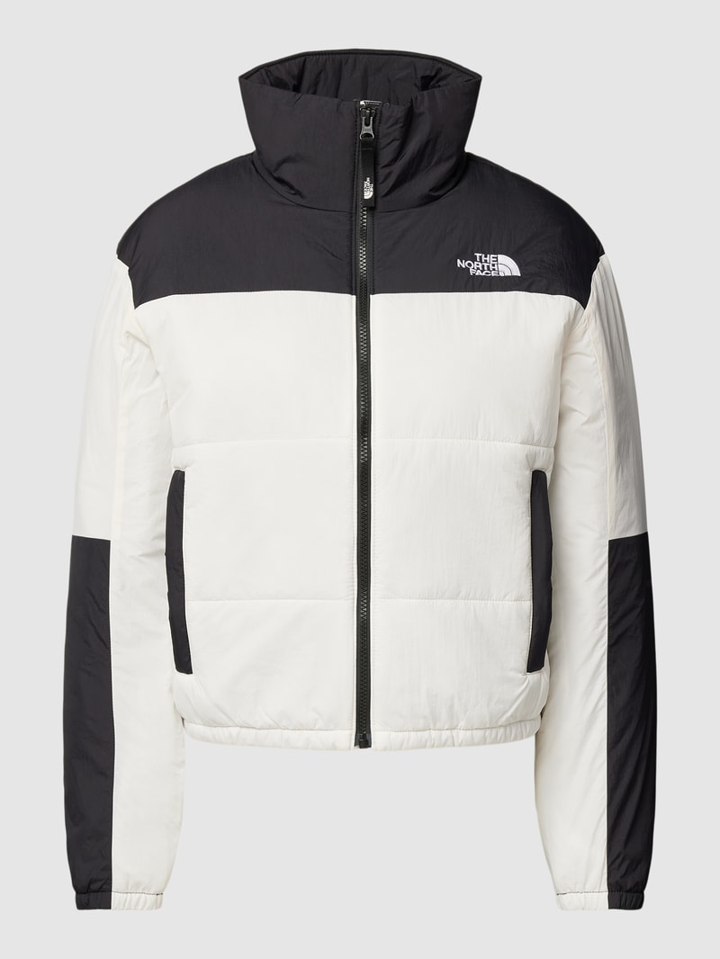 Steppjacke mit Label-Stitching Modell 'GOSEI' in offwhite