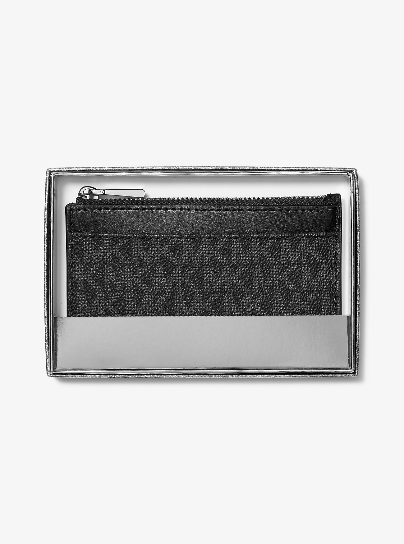 Jet Set Liten Signatur Logo Kortveske – SVART