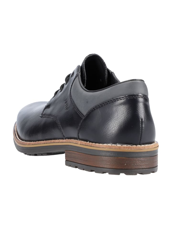 rieker Business Schnürschuhe in Schwarz günstig kaufen