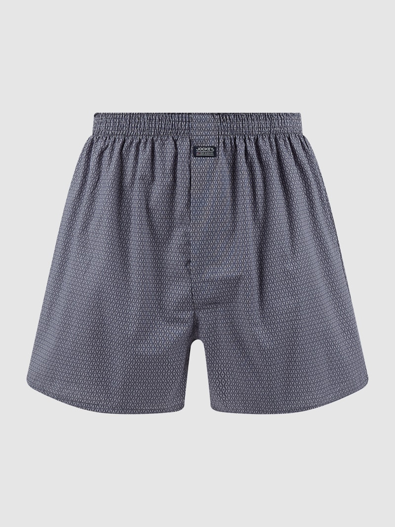Boxershorts aus Baumwolle in blau