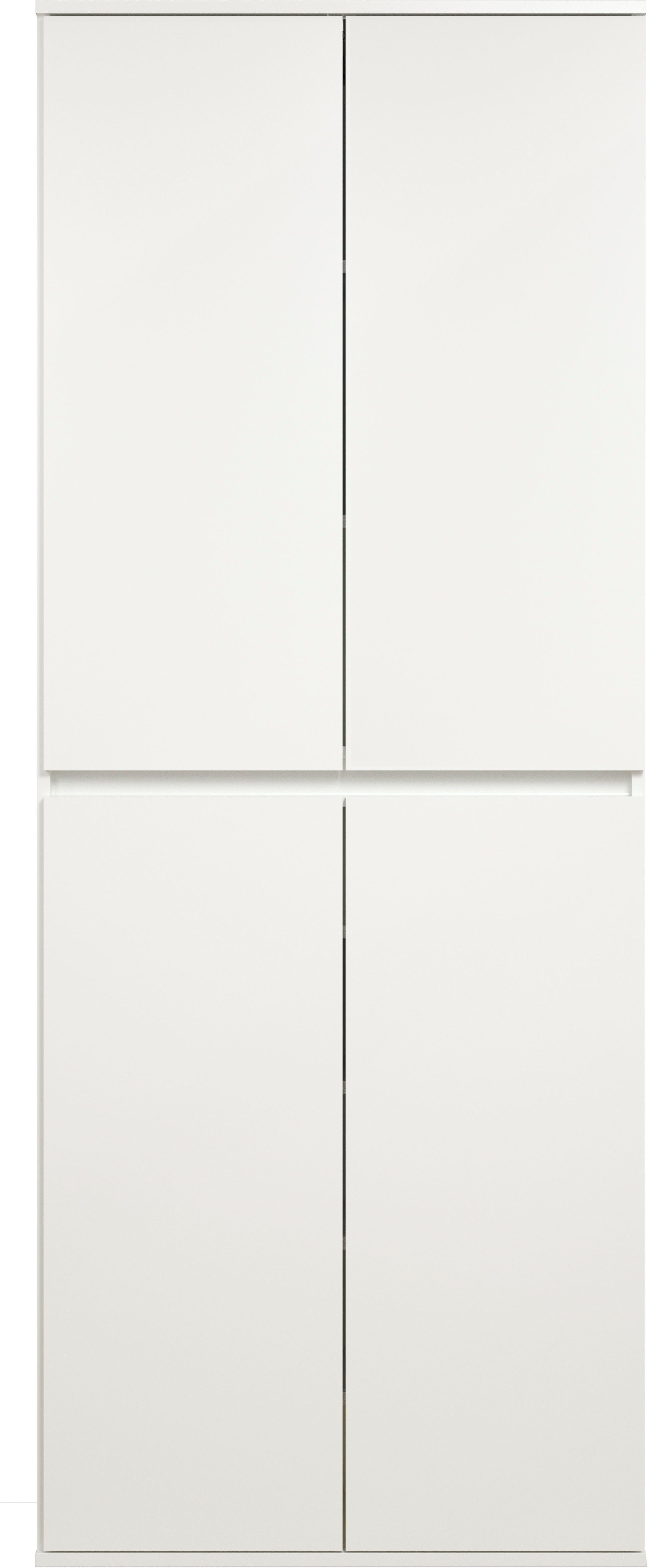 INOSIGN Mehrzweckschrank Novara weiß, ca. B/H/T ca.: 74/191/34cm