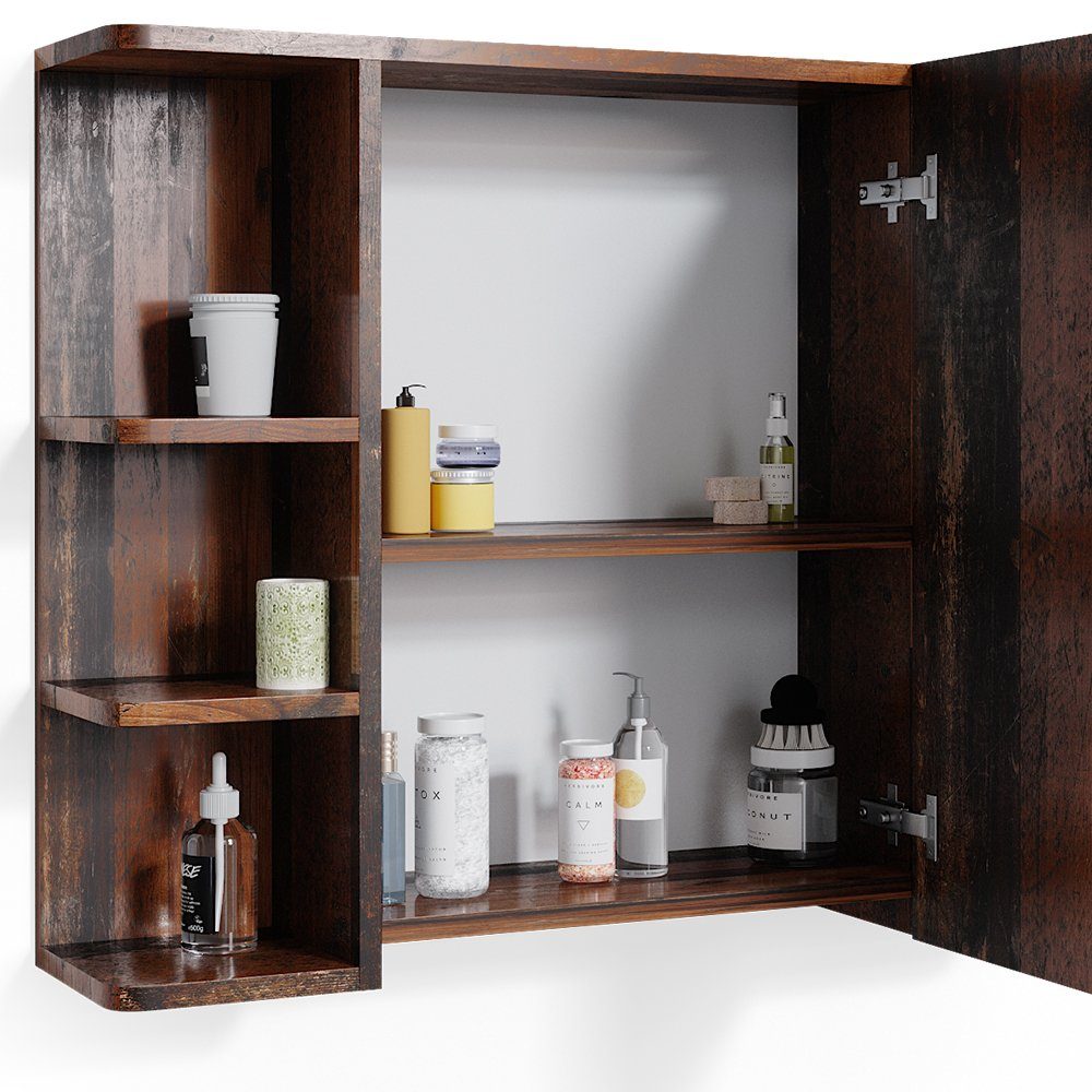 Vicco Badmöbel-Set Badezimmerset FYNN Oldstyle Set 1, (2-er Set, 2-St., 2-er Set)