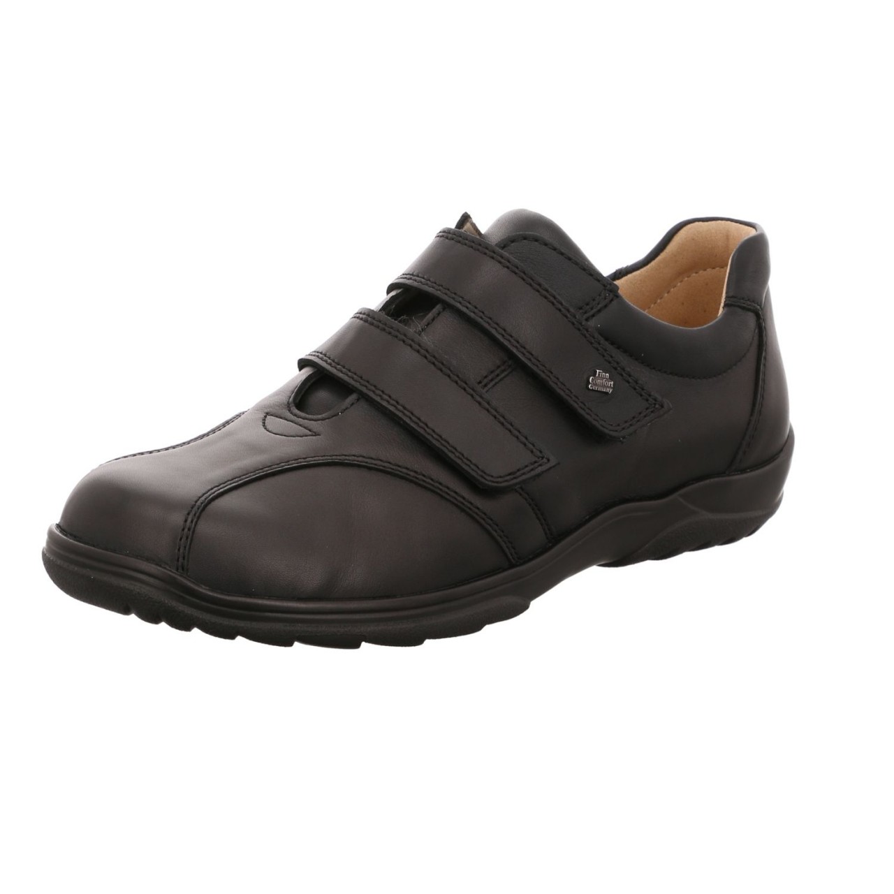 FINN COMFORT Freizeit Schnürer schwarz Cardiff schwarz