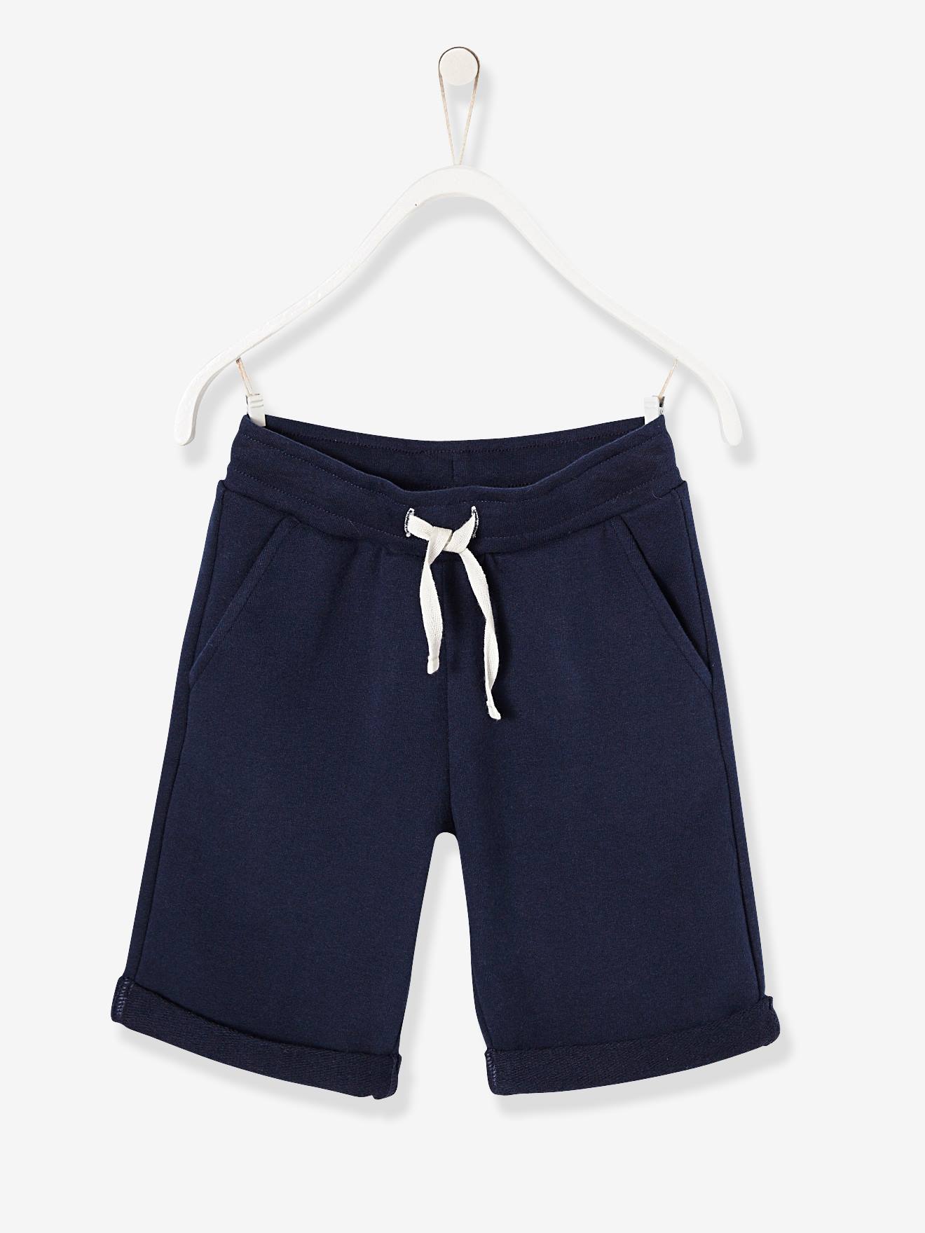 Bermuda Basics garçon en molleton anthracite
