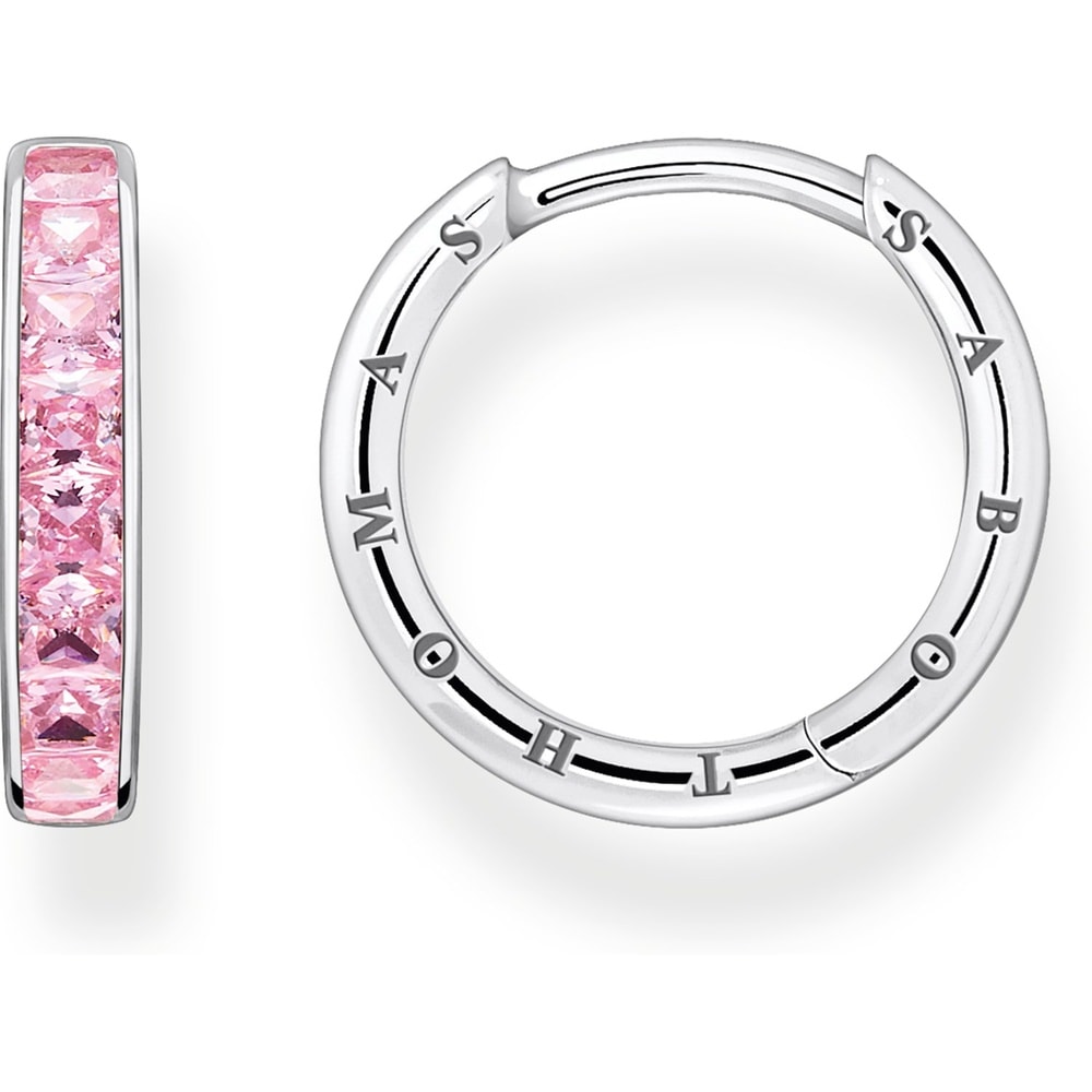 Thomas Sabo Créoles 925 Argent Boucles d'oreilles