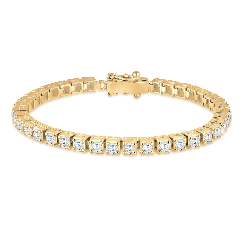 Elli PREMIUM Elli PREMIUM Bracelet Femmes avec zirconium dans le bracelet de tennis tendance e Bracelet
