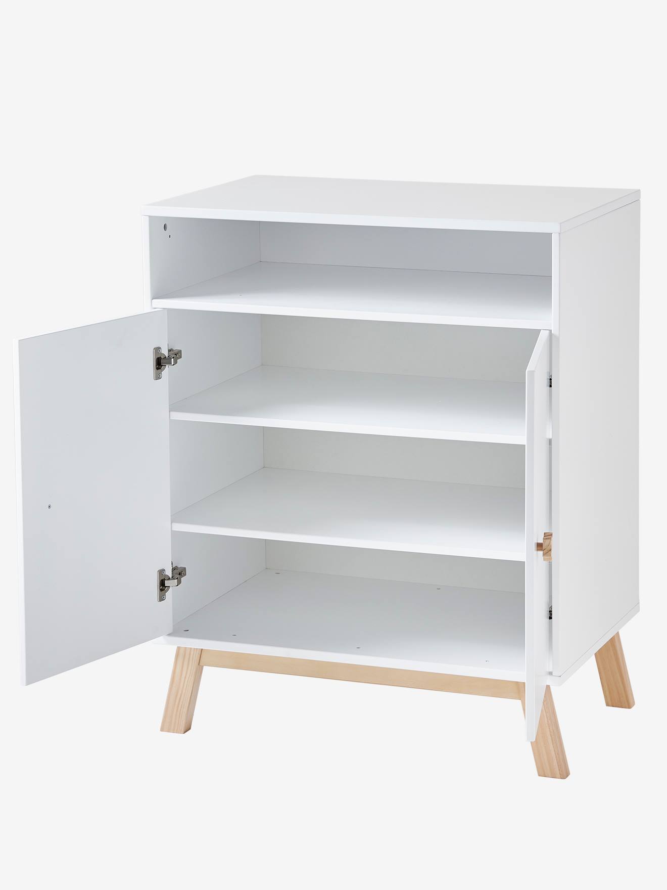 Commode à langer avec placard LIGNE GRANDE OURSE blanc