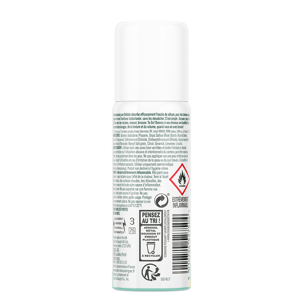 batiste Mini - Shampooing Sec Original Shampooing sec