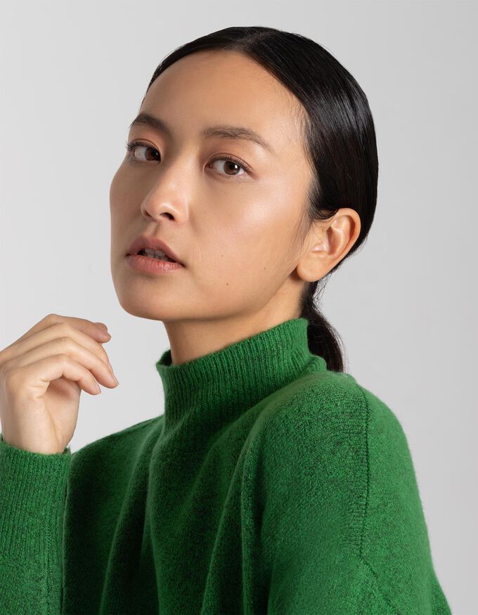 Damen Pullover - Stehkragen