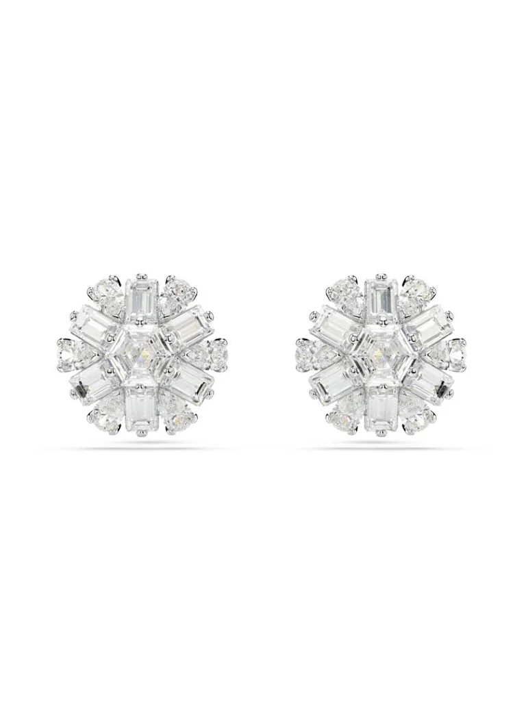 Swarovski Idyllia stud earrings with zirconia