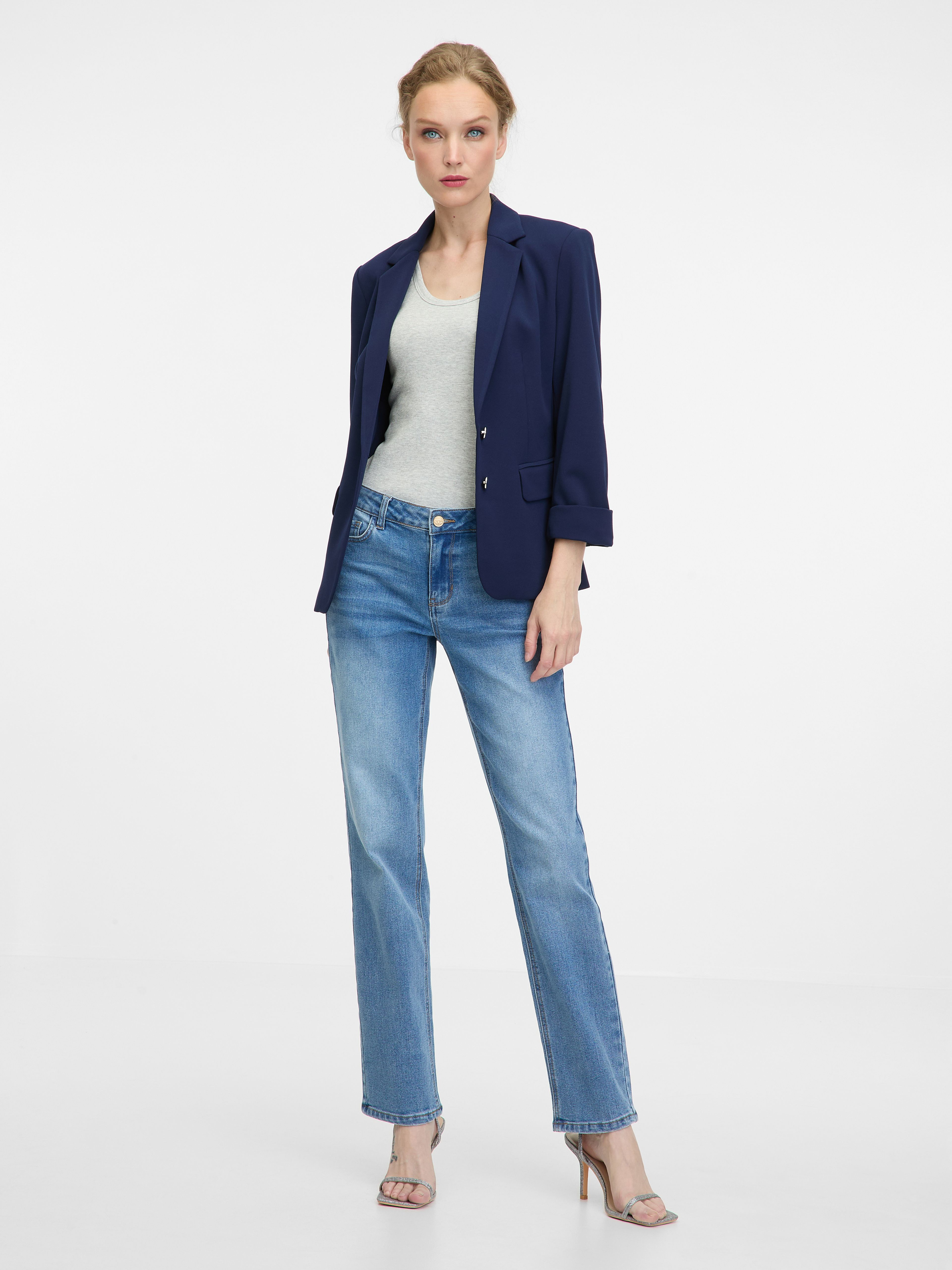 Dunkelblaue Damenjacke ORSAY