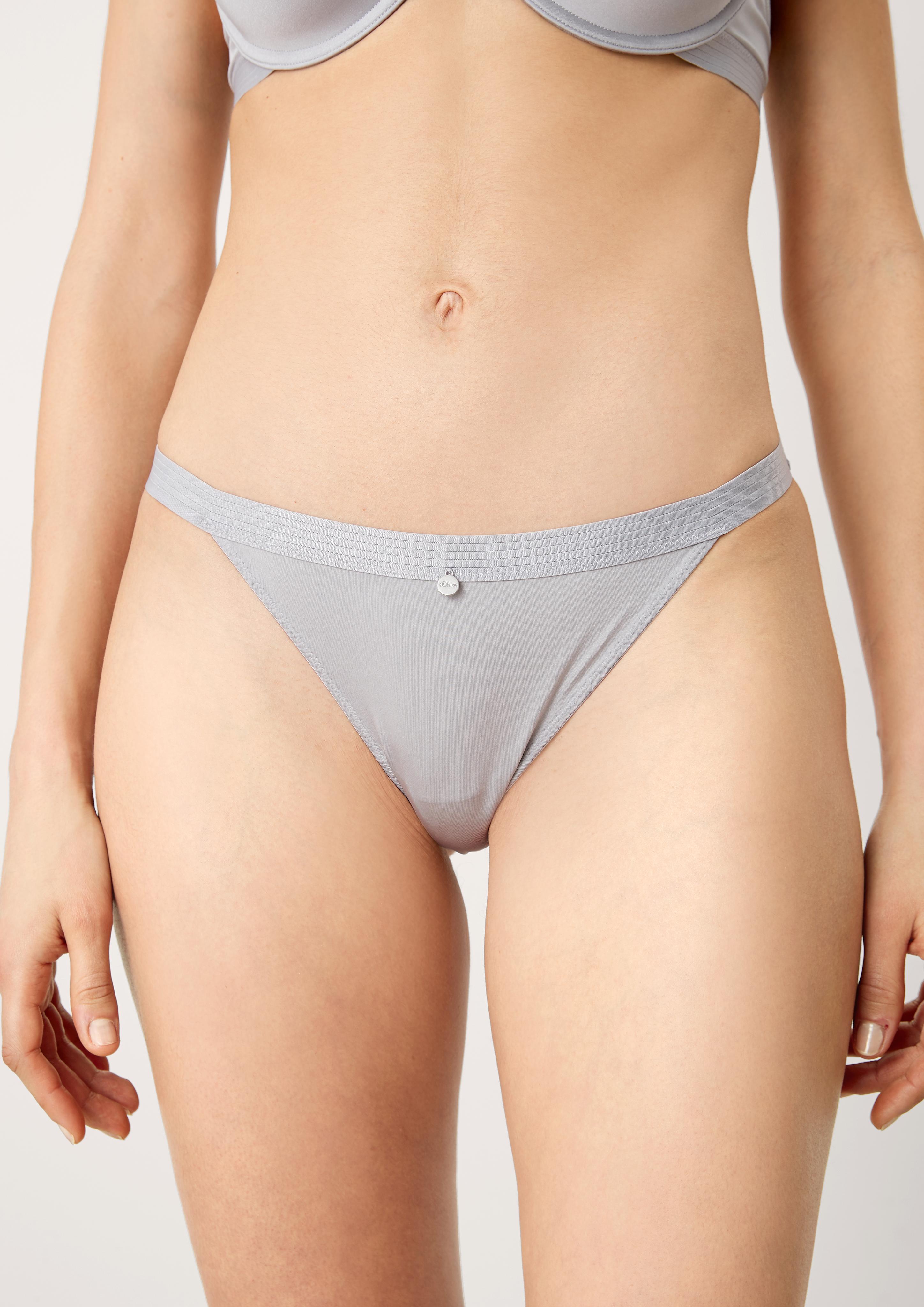 Slip mit grafischer Spitze  6006287-9100