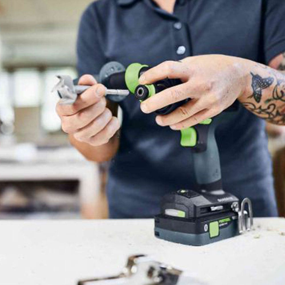 Conjunto de Furadeira de Impacto FESTOOL 18 V 2 x 5,2 Ah 13 mm TPC 577285