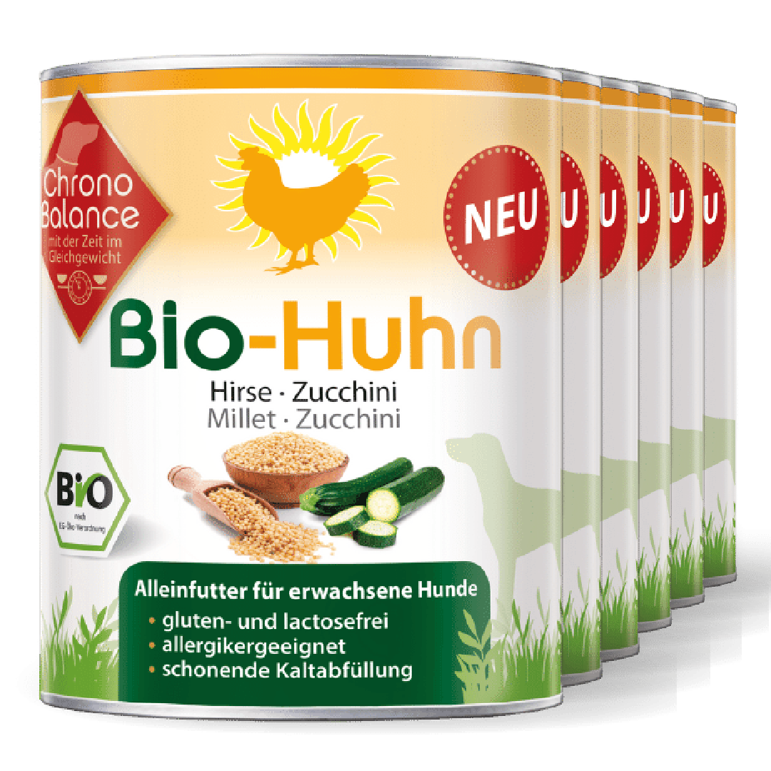ChronoBalance Hundenassfutter ChronoBalance Alleinfutter Huhn mit Hirse und Zucchini 4,8 kg