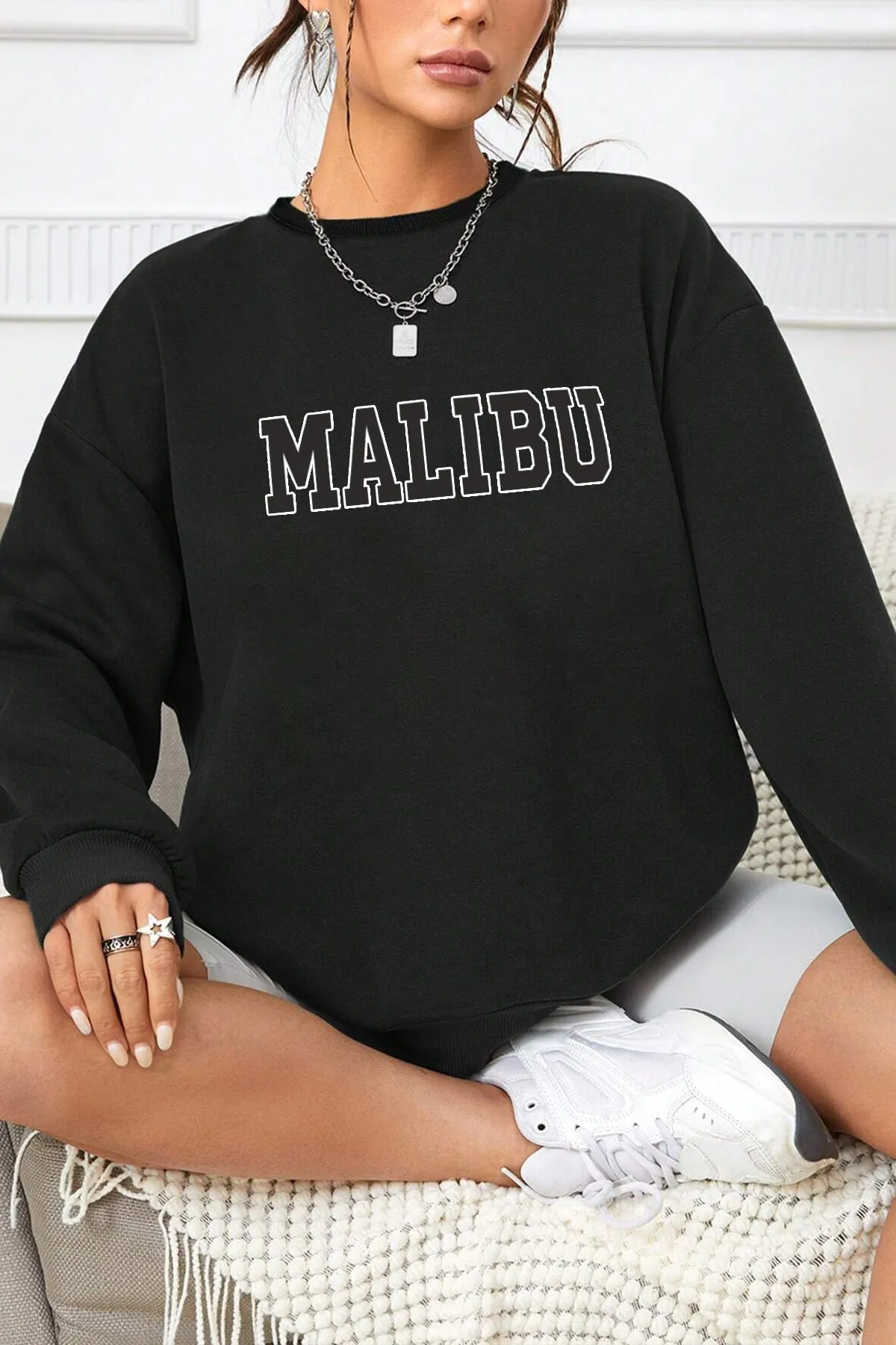 uyguntarz  Unisex-Sweatshirt mit Rundhalsausschnitt und Aufdruck „Friendly Bears“.