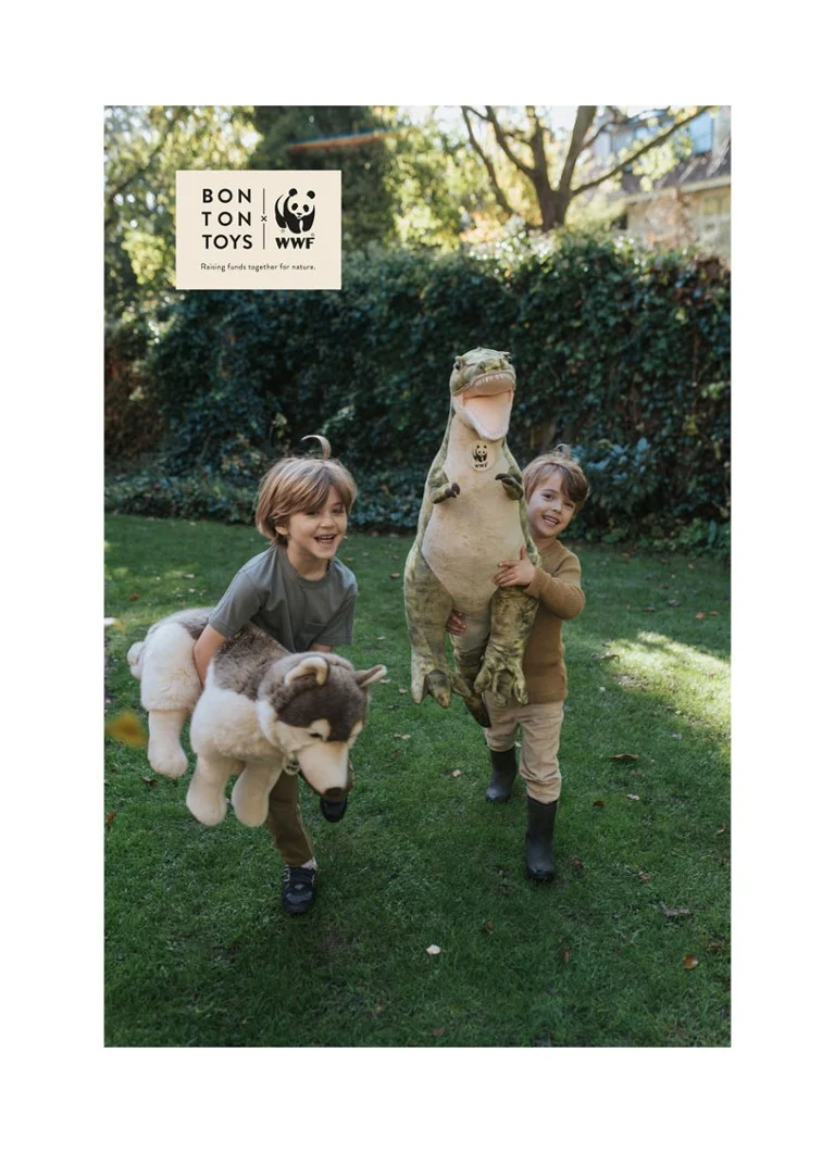 Jucărie de pluș WWF Lup uriaș, 70 cm