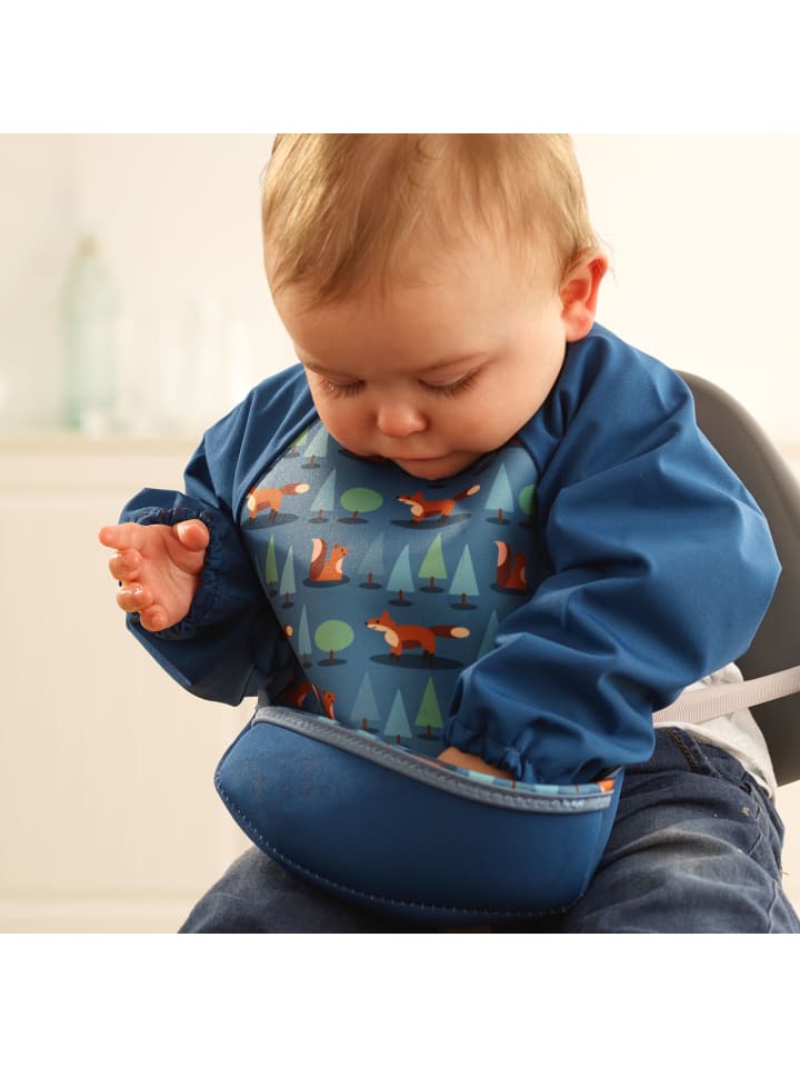 Bibetta Lätzchen mit Raglanärmeln Neopren-Lätzchen Füchse günstig kaufen onesize