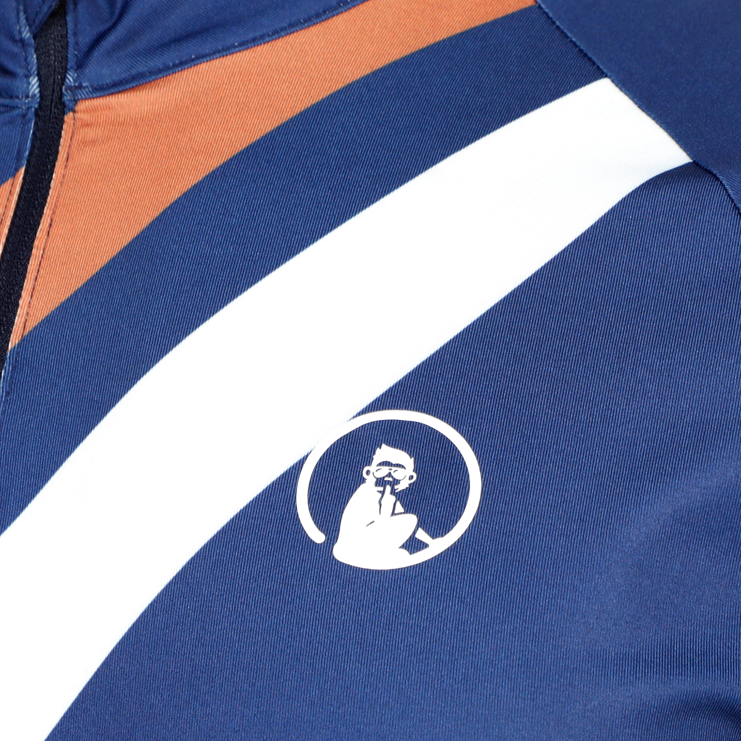 Big Serve 1/4 Zip Longsleeve Herren - Blau