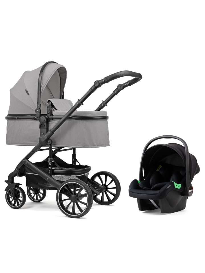 PIXINI Kalani Kinderwagen 3in1 Set schwarz/grau günstig kaufen onesize