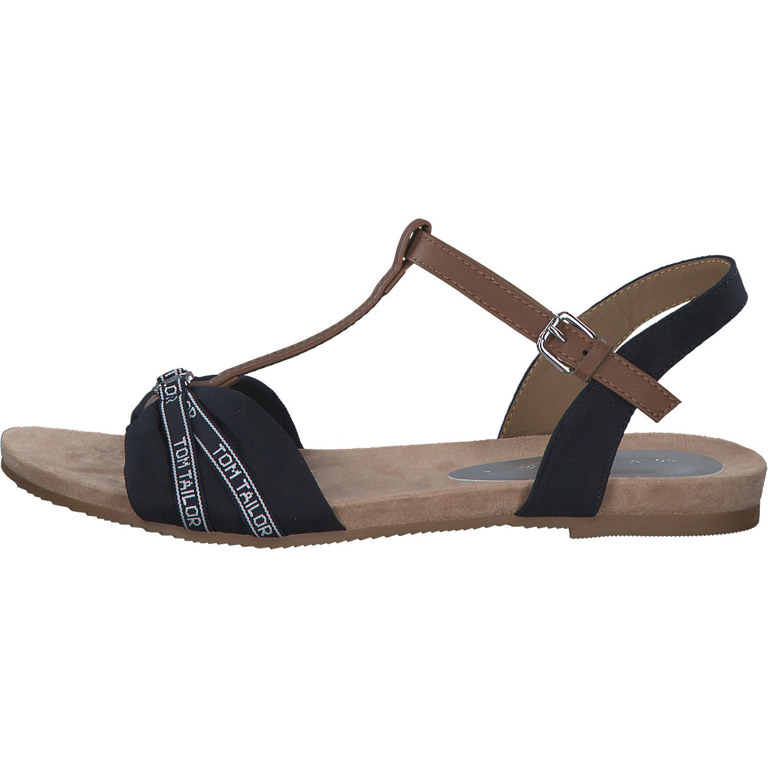 Tom Tailor 5390220008, Keilsandaletten, Damen, NAVY