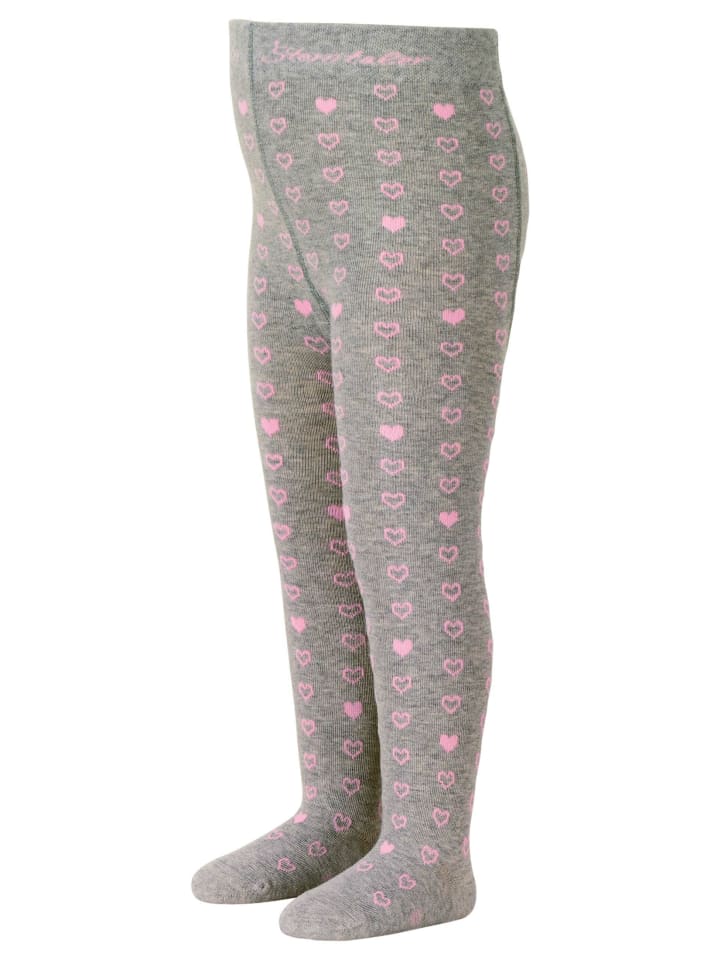 Sterntaler Strumpfhose Herzen in hellgrau mel. günstig kaufen
