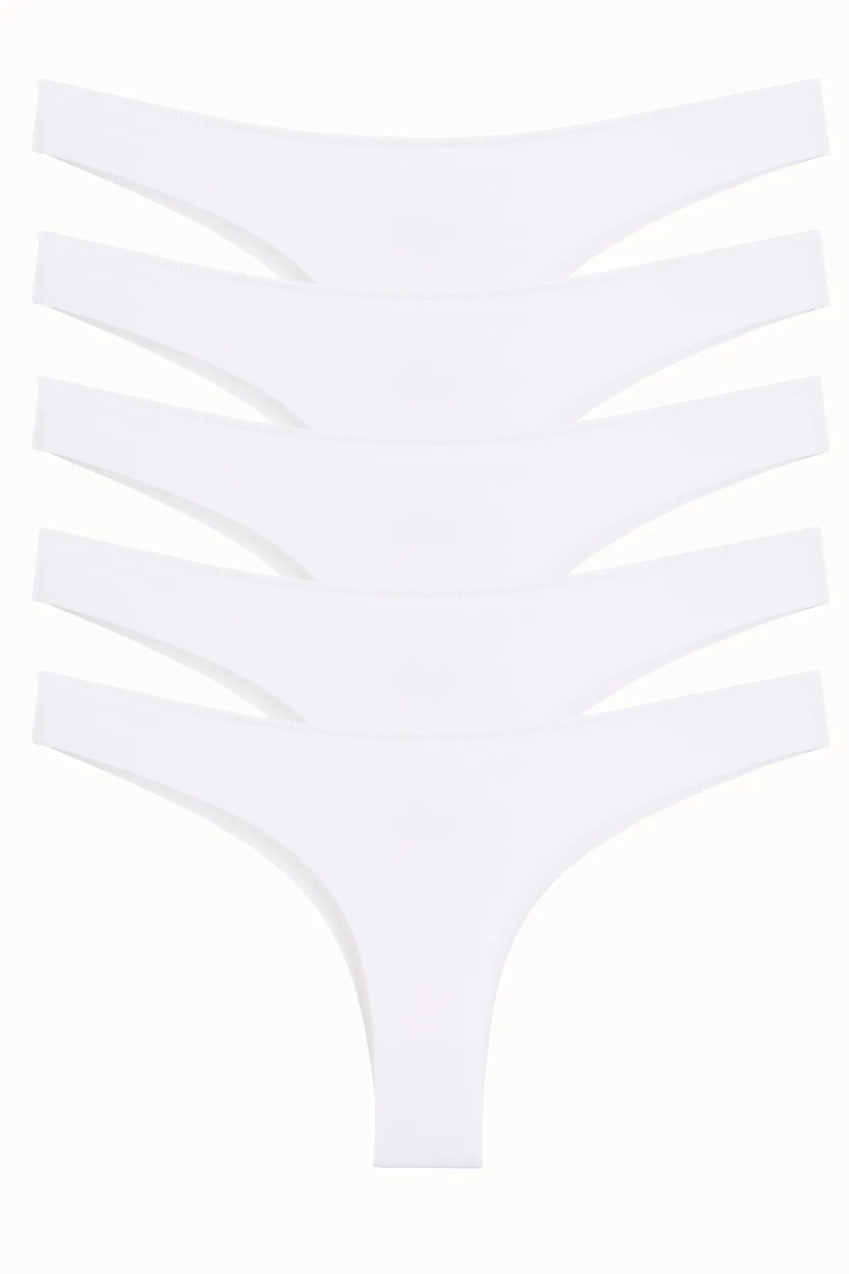 Nicoletta  String - Weiß - Unifarben