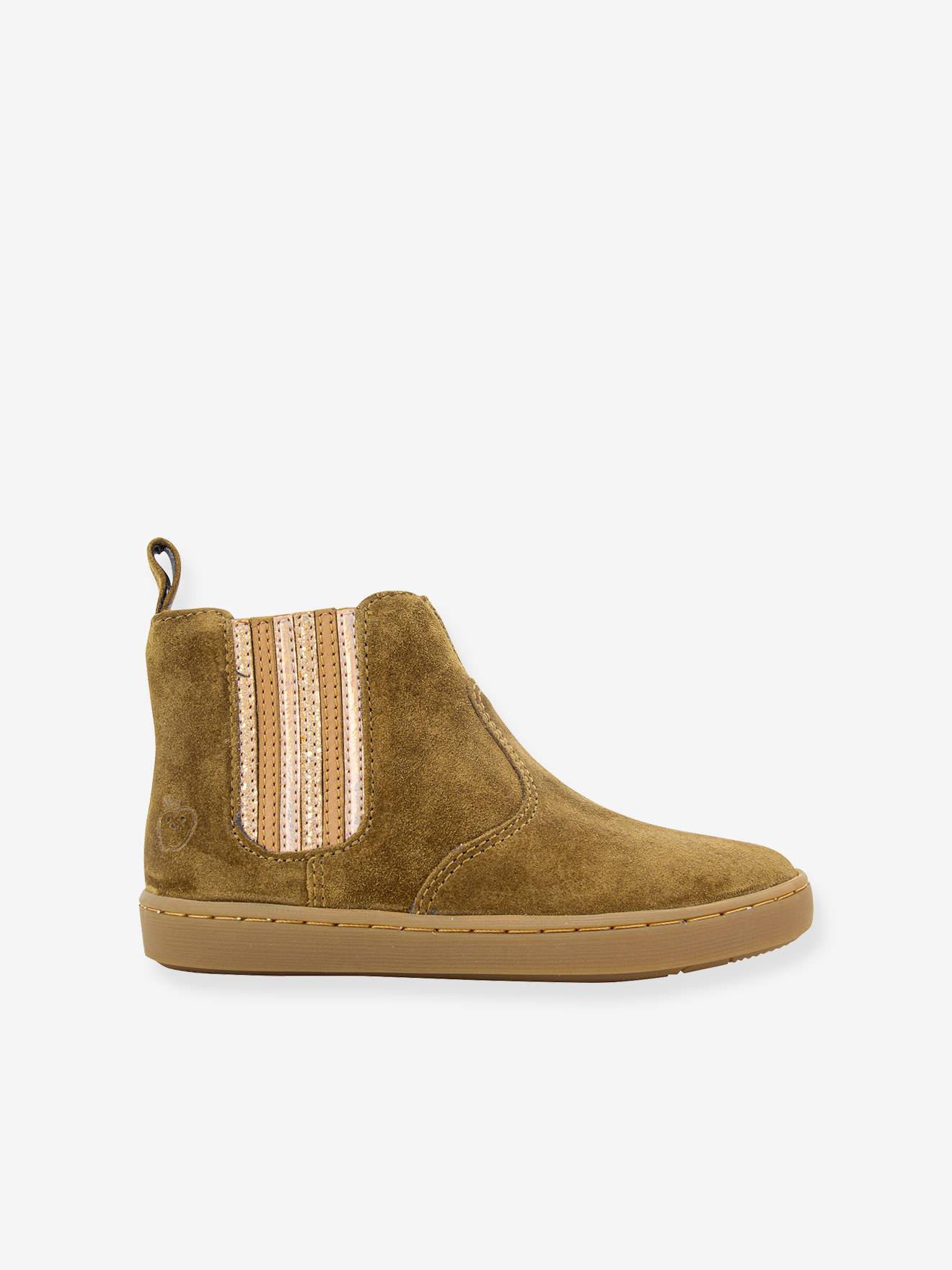 Shoo-Pom Baby Boots Play New ShineVelours SHOO POM - camel