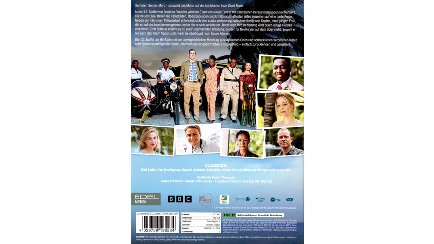 Death in Paradise - Staffel 12  [3 DVDs]