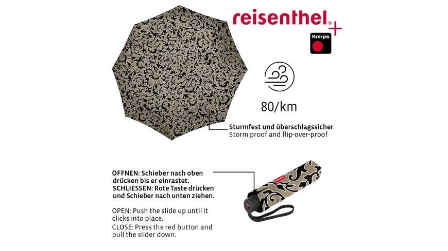 reisenthel umbrella pocket classic TWIST SILVER