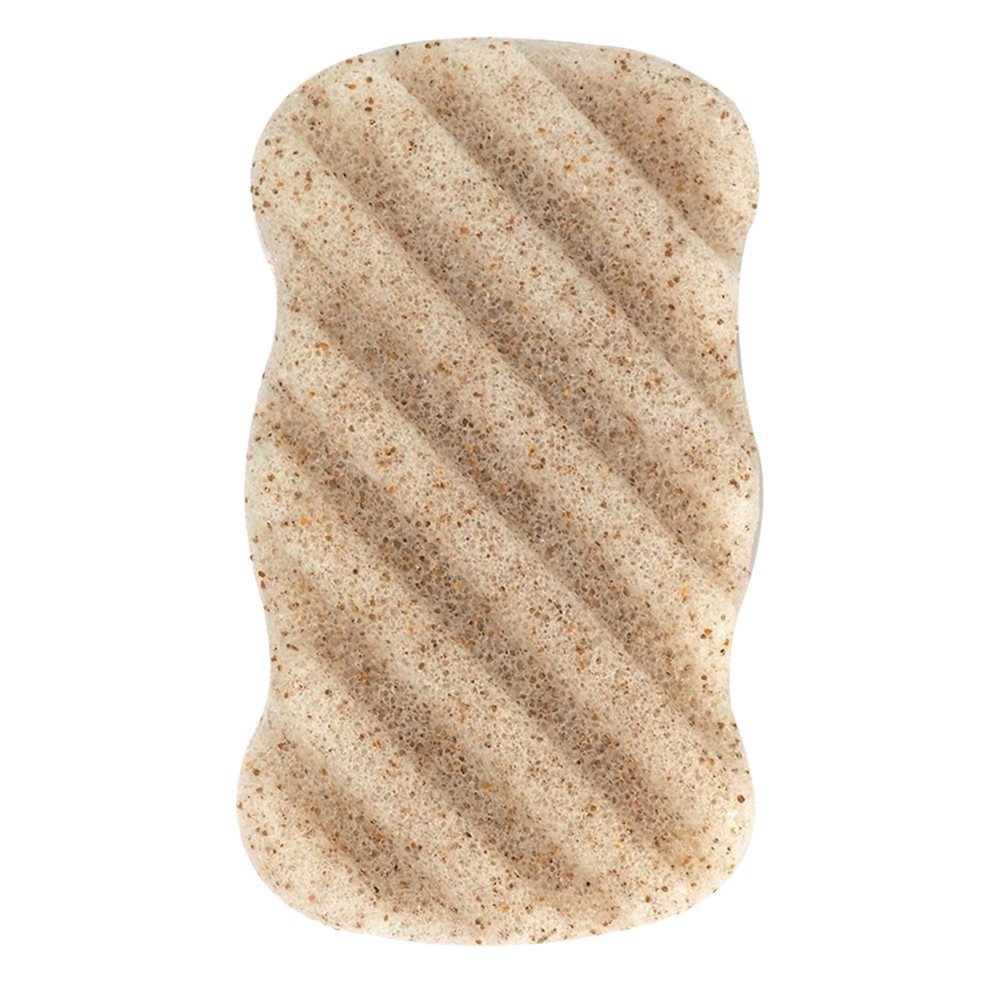 feel natural Eponge Konjac  Corps aux éclats de noix- Feel Natural EPONGE KONJAC CORPS