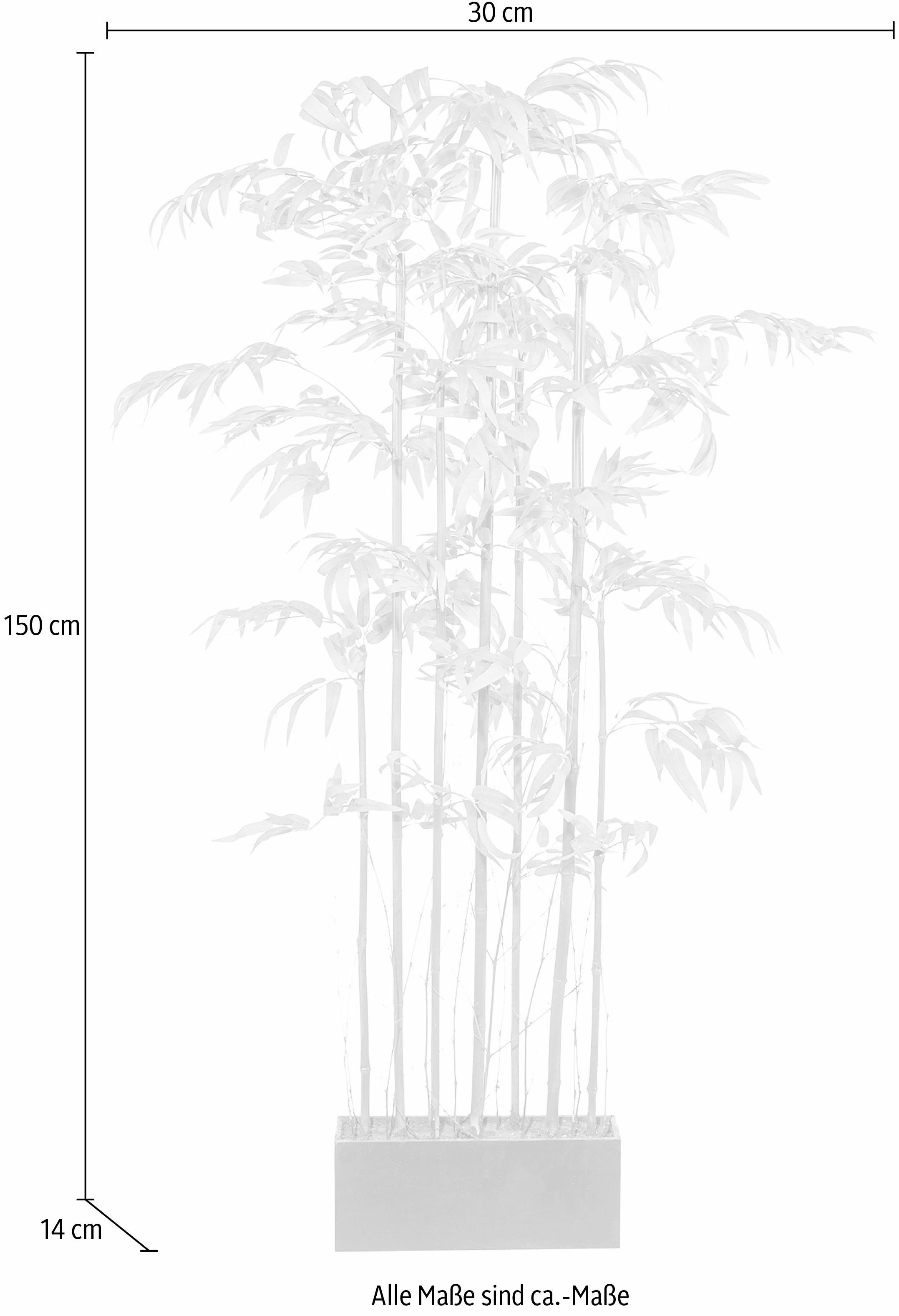 Kunstbambus Bambus Raumteiler, Creativ green, Höhe 150 cm