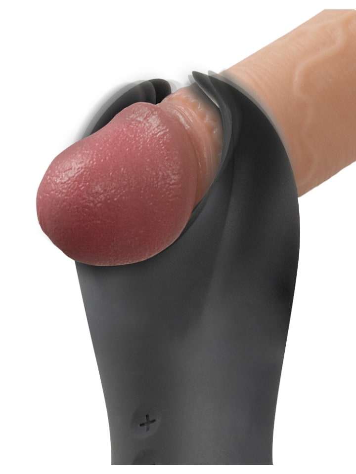 Rebel Masturbator Flügel-Vibrator in schwarz günstig kaufen 16 cm