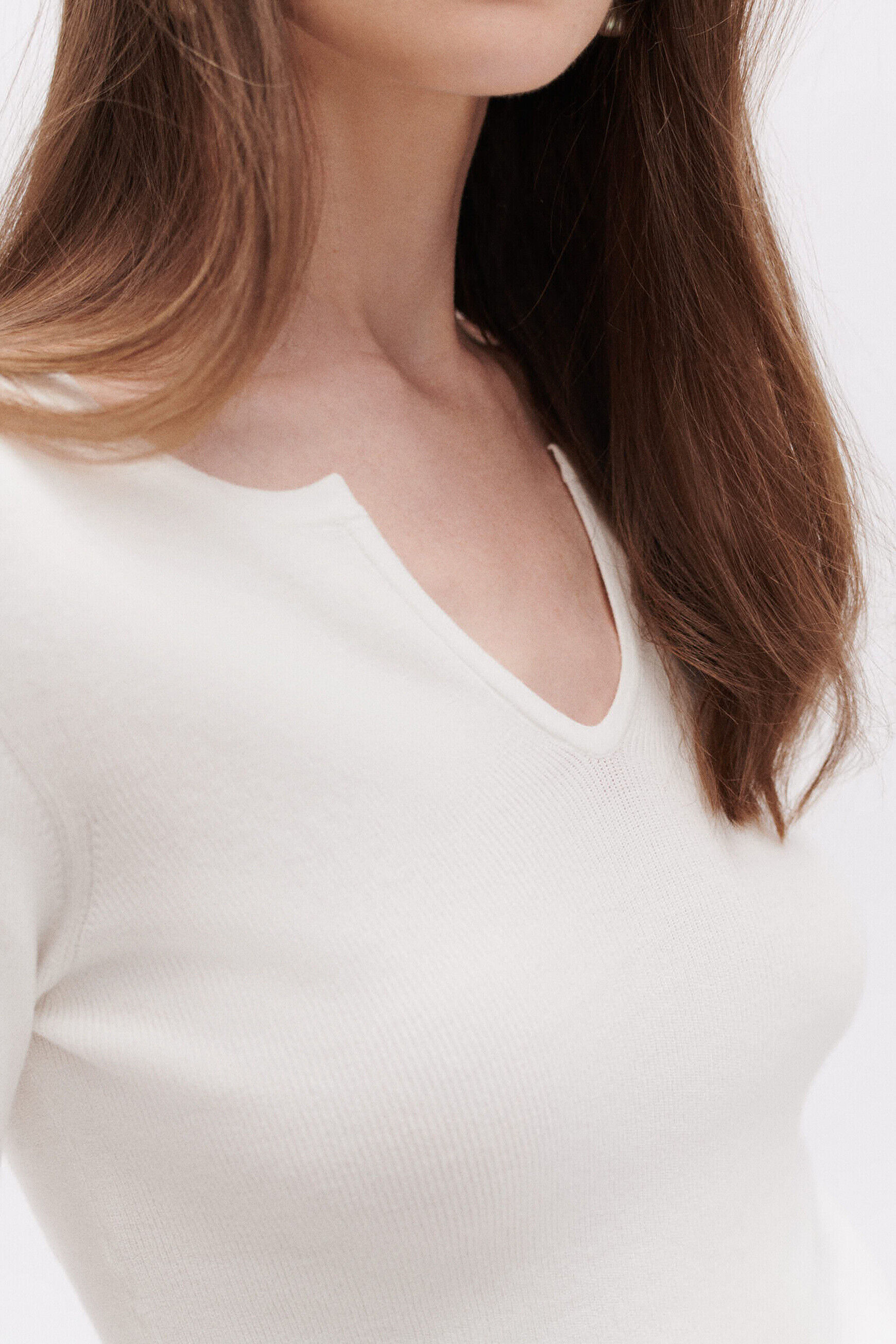 Pull mario ivoire femme