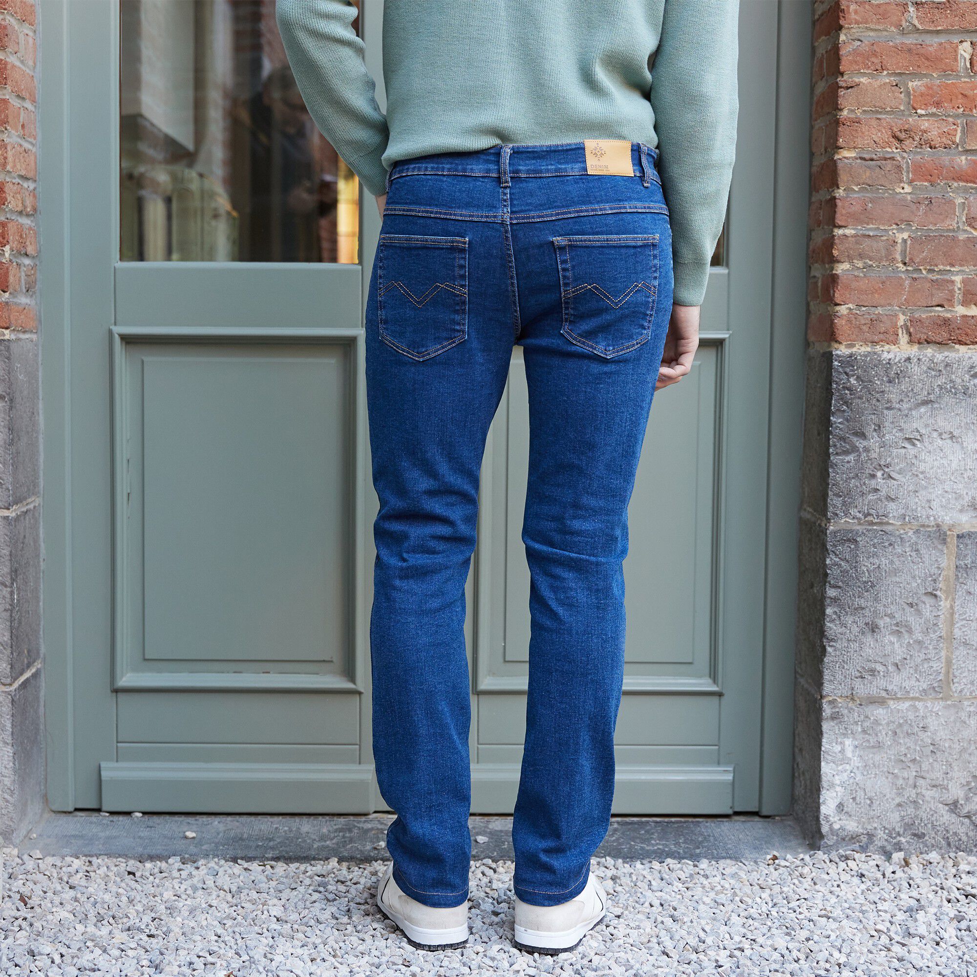 Jean coupe 5 poches extensible coton