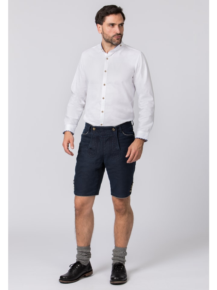 Stockerpoint Stockerpoint Trachtenhemd Alexio in weiss-blau günstig kaufen