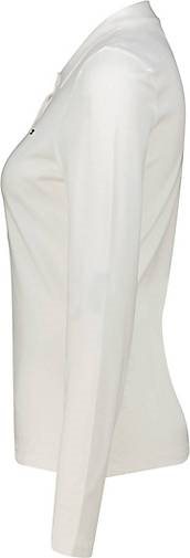TOMMY HILFIGER Damen Poloshirt 1985 SLIM PIQUE POLO Langarm