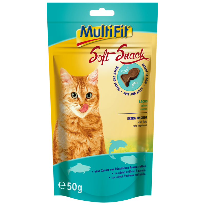 MultiFit Snacks MultiFit Soft Snack 7x50g Lachs